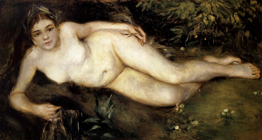 Pierre Renoir Nymph by a Stream